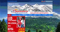 Desktop Screenshot of banskofun.com